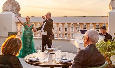 Rooftop Opera Dinner In Rome