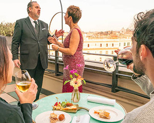 Trastevere Rooftop Opera and aperitif