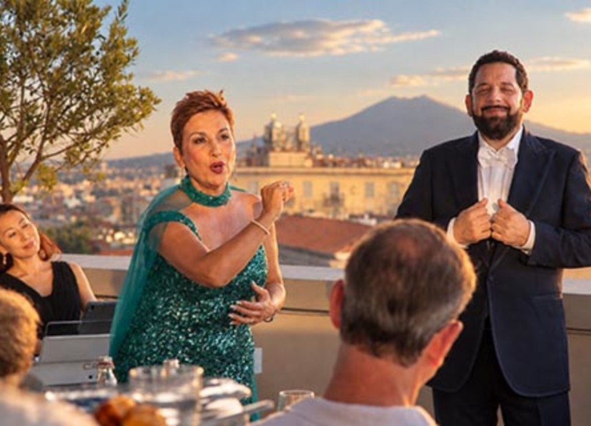 Opera in Naples: Rooftop Concert & Aperitivo at Sunset