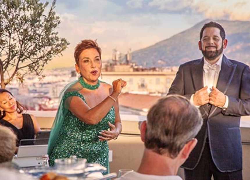 Opera in Naples: Rooftop Concert & Aperitivo at Sunset